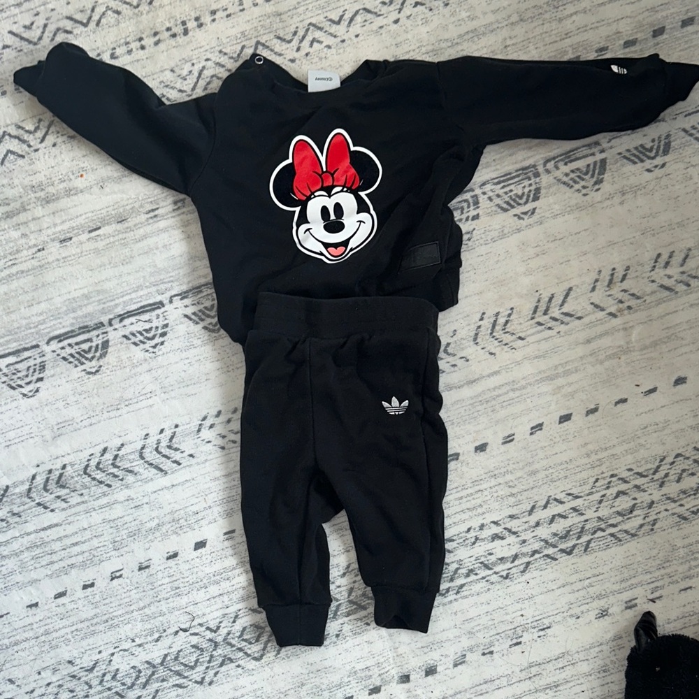 Adidas Black Minnie Mouse Outfit